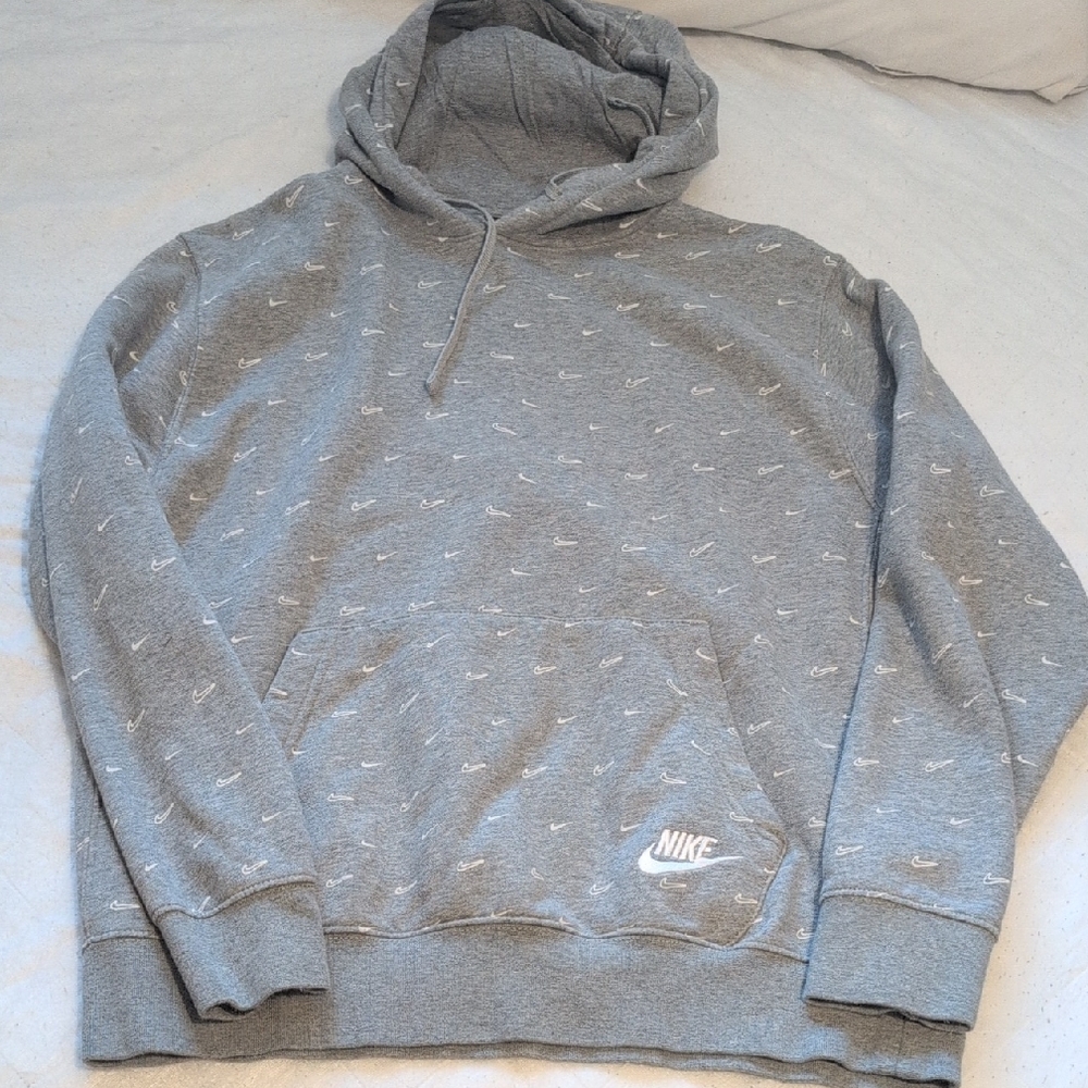Nike Heather Gray Men's Hoodie